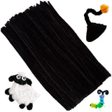 100 PCS Chenille Stems for Crafts, Craft Pipe Cleaners s, Thick Pipe Cleaners, Arts Crafts for DIY, Festive Days Decoratio, Craf