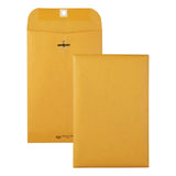 Quality Park Gummed Kraft Clasp Envelopes Clasp #556 Width x 9 Length 28 lb Gummed Kraft 100 / Box Kraft