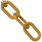 Mr. Chain Plastic Barrier Chain, Gold, 2Inch Link Diameter, 500Foot Length (50009500)