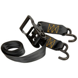 Muddy 2 X 6 HeavyDuty Durable Reliable Adjustable Versatile Outdoor Replacement Ratchet Strap with 2 VinylCoated Steel Hooks