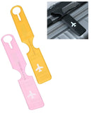 Gopinath Autolink Silicone Luggage Strap Travel Tag For Whole Family Members Baggage Handbag Tag(2Pcs Silicone Luggage Travel Ta