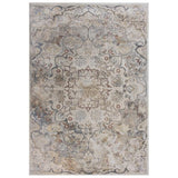Alora Decor Lavish 3'11' X 5'6' Beige/Gray/Rust/Blue Power-Loomed Area Rug