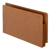 Pendaflex 95545 HeavyDuty End Tab File Pockets, Straight Cut, 1 Pocket, Legal, Brown (Box of 10),Red
