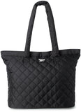 Reebok Womens Tote Bag - Lightweight Carry On Puffer Quilted Tote Bag for Travel Work Travel and Daily Essentials, Size One Size