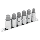 Performance Tool W38886 6 Piece 1/2 Drive Large Hex Bit Socket Set 3/8Inch, 1/2Inch , 9/16Inch, 12mm, 14mm, 17mm