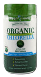 100% Organic Chlorella; 500mg