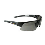 DEWALT Unisex DPG100 Half Frame Comfort Fit Protective Eyewear Black Frame Smoke Lens