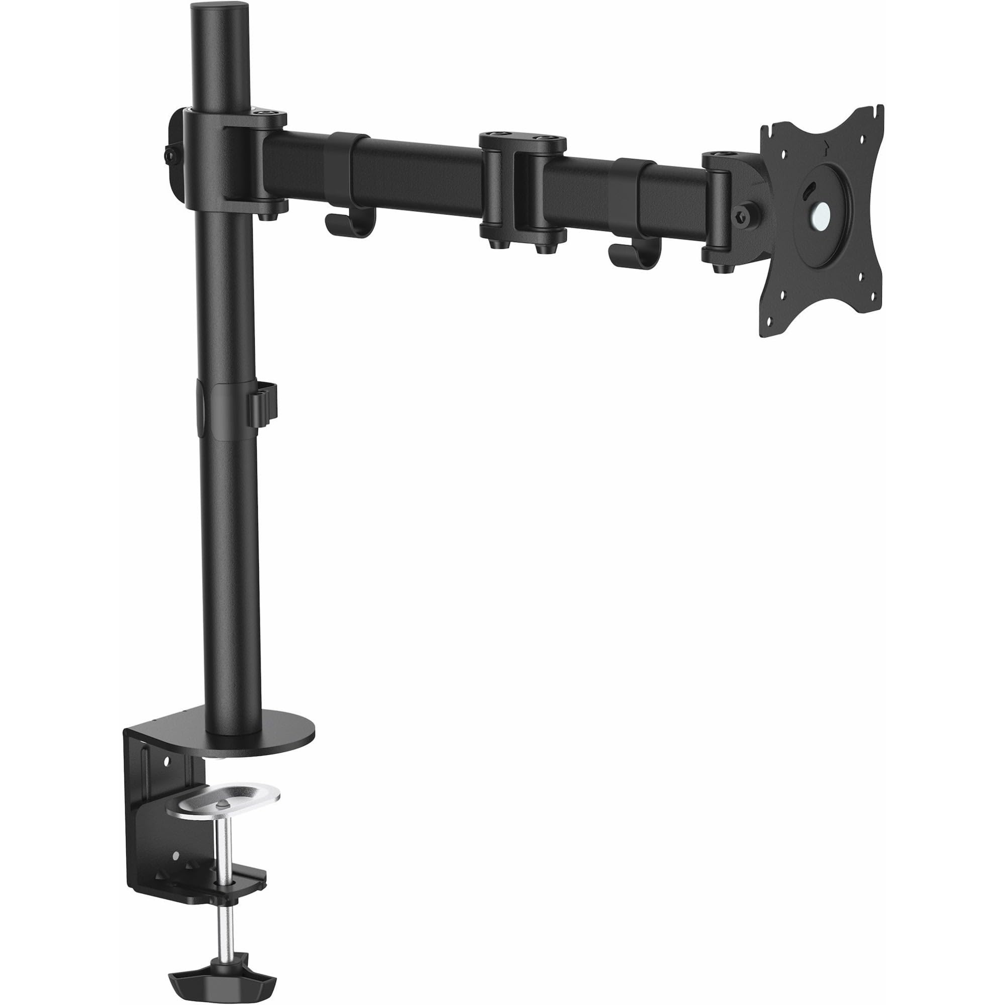 StarTech.com Desk Mount Monitor Arm for up to 34 VESA Compatible Displays - Articulating Pole Mount Single Monitor Arm - Ergon
