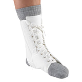 OTC Ankle Splint, Canvas LaceUp, Rigid Metal Stays