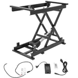 Electric Lift Table, 130/250/350 lbs Capacity Single Scissor Lift Table, Height Adjustable Lifting Platform with Remote Control,