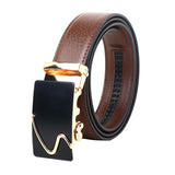 Zacharias MenS Faux Leather Belt (Asb5311_Brown) (Free Size_Pack Of 1)
