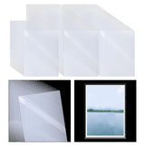 Merishopp 60 Pieces Clear Document Folders Organizer Organizing Storage Project Pocket