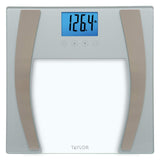 Taylor Body Digital Composition Scale BF, BW, MM, Silver Platform