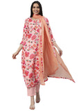 Gosriki Women'S Cotton Blend Printed Straight Kurta With Pant & Dupatta (Water-Peach-Gs_Xxl_Peach_Xx-Large),Peach,2,B0BY5G2X28