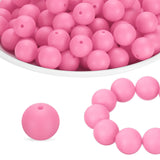 HARFINGTON 180Pcs Silicone Beads 9mm Round Rubber Focal Beads Bulk for Pens Keychain Bracelet Necklace DIY Crafts Making, Quartz