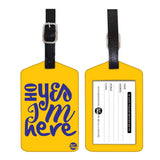 Nutcase Designer Luggage Travel Baggage Tags Set Of 2 With Name Card Inside IM Here