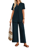 Toplot Casual Wear Pant Top Set || Fancy Co-Ord Set ||Coord Sets For Women (Pop-Coord-5250-Teal-S),Teal,,B0F1YQ851Q