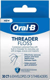 Glide Threader Floss, 30 Count (Pack of 6)