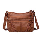 Ecomistiq Womens Shoulder Handbag Ladies Messenger Bag Travel Holiday Brown