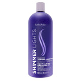Clairol Professional Shimmer Lights Purple Conditioner, 31.5 fl. Oz Neutralizes Brass & Yellow Tones For Blonde, Silver, Gray & 