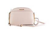 Michael Kors Jet Set Travel Medium Dome Crossbody Bag in Powder Blush