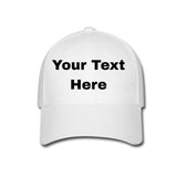 Customizable Printed Cap | Breathable Sports & Casual Hat | Lightweight Adjustable Cap For Outdoor Use White