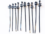 HellermannTyton 156-00591 Cable Tie and Edge Clip, 50lb, 8.0 Long, EC20, Panel Thickness .12-.24, PA66UV, Black, 10/bag