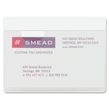 Smead SelfAdhesive Poly Pocket, Business Card Size, Clear, 100 per Box (68123)