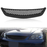 Kspeed Black Mesh Grille Fit 2001 2002 2003 for Civic Coupe/Sedan,JDM Type Front Bumper Grill Guard Replacement Part