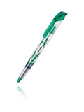 Pentel 7mm Metal Tip Non Refillable Rollerball Pen, Green Ink/Barrel (BLD97D)