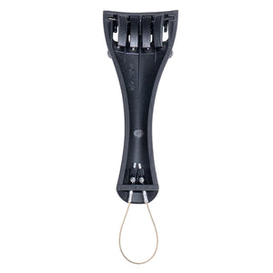 Mi&Vi French Model Carbon Fiber Tailpiece (4/4 Violin) With Built-In Fine Tuners And Titanium Tailgut - Tail Pieces Accessories