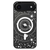 MOSNOVO for iPhone Air Case | Compatible with Magsafe | Military Grade 10ft Drop Tested | Camera Control | Clear Black with Gala