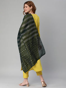Gosriki Women'S Cotton Blend Solid Straight Kurta With Pant & Dupatta (Ratar-Mahendi-Gs_Xxl_Mustard_Xx-Large),Mustard,2,B0BY5BSJC2