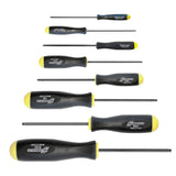 Bondhus 10632 Set of 8 Balldriver Screwdrivers, ProGuard Finish, sizes .050-5/32-Inch
