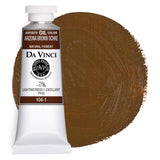 DA VINCI PAINTS Professional Artist Oil Paint, Arizona Brown Ochre, 37mL