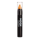 Face Paint Stick / Body Crayon makeup for the Face & Body by Moon Creations - 0.12oz - Orange