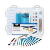 Royal & Langnickel Royal Watercolor Pencils/Cakes Set of 29 PCs