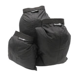 Black - Set of 3 Sizes Roll Top Waterproof Dry bag Kit Storage Compression Bag Sack Poch Packing Organizers Water Resistant Camp