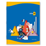 Navneet Youva | Graph Book For Students | Soft Bound | Big Size - 22 Cm X 28 Cm | 1 Side Graph (1Mm) & 1 Side Ruled | 64 Pages |