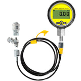10000PSI Digital Hydraulic Pressure Test Coupling Kit Pressure Gauge Manometer Tester for USA Brand Excavator 1 Gauge 1 Hose 2 C