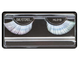 EMILYSTORES White Halloween Lashes for Women Cosplay Fancy Ball Costume Faux Eyelashes 1 Pair, Wihte Color