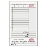 Adams 947SWC Guest Check Unit Set, Carbonless Duplicate, 7 1/4 x 4 1/4, 250/Pack