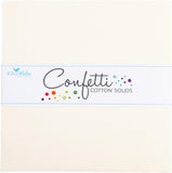 Confetti Cotton Solids LeCreme 42 10-inch Squares Layer Cake Riley Blake 10-120-LECREME-42