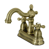 Kingston Brass Kb1603Ax 4 In. Centerset Bathroom Faucet, Antique Brass,4-Inch Center