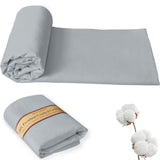KEPYDRMTF 58  Wide 100% Combed Cotton Fabric By The Yard, Grey Fabric, Soft and Durable, Quilting Material for Sewing and DIY (