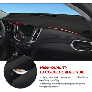 Cartist Custom Fit for Dash Cover Mat Chevy/Chevrolet Equinox 2018-2022 2023 Accessories Dashboard Cover Nonslip Dashboard Mat P
