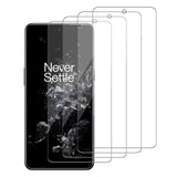 iCsapr 4 Pack Glass Screen Protector Compatible for OnePlus 10T 5G / CPH2415, CPH2413, CPH2417, CPH2419 [9H Hardness]-HD Screen 