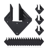 MOZCORN 20 Pack Hurricane Ties 2x4 for Rafters Roof Truss Timber Connection, Heavy Duty 12-Gauge (2.6MM) Thickness, Corrosion Re
