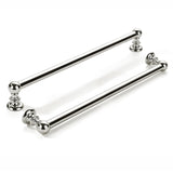 khtumeware 2 Pack 10 inch(256mm) Hole Center Vibrant Polished Nickel Cabinet Pulls Solid Heavy-Duty Kitchen Cabinet Hardware for