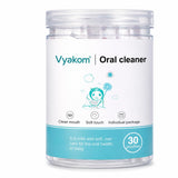 Vyakom 30 Pcs Baby Oral Cleaner For Newborn Babies Ultra Soft Disposable Baby Tongue Cleaner For 06 Months Infant Mouth Cleanin